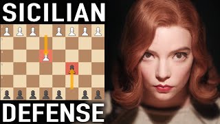 Play the Sicilian Defense like Beth Harmon [upl. by Seldun834]