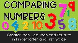 Greater Than Less Than for Kindergarten and First Grade [upl. by Pathe157]