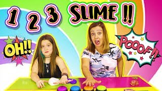 UN DOS TRES SLIME  Slime Challenge  Juegos con Slime [upl. by Cecelia]