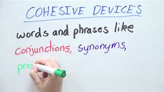 Cohesion with Cohesive Devices [upl. by Cordelie]