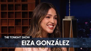 Eiza González Auditioned for Robert Rodriguez in a Wedding Dress  The Tonight Show [upl. by Yrrah]