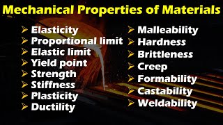 Mechanical Properties of Materials [upl. by Drabeck]