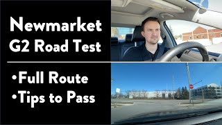 Newmarket G2 Road Test  Full Route amp Tips on How to Pass Your Driving Test [upl. by Aikmat]