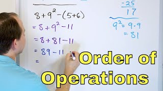 Learn Order of Operations with Exponents PEMDAS  613 [upl. by Davide115]