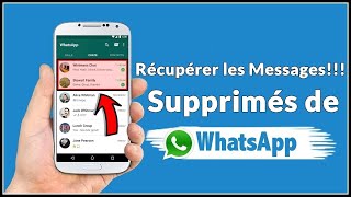 Comment Recuperer Les Messages Supprimés Sur whatsapp [upl. by Uhthna]