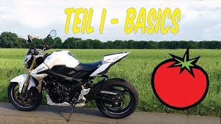 Motorradfahren lernen  Bedienung und Basics  Teil 1 [upl. by Sucramel]