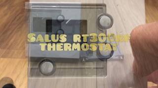 Salus rt300rf thermostat Guide [upl. by Nivak596]