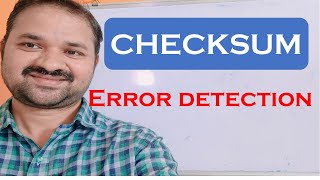 Checksum  Error Detection Technique [upl. by Stine]