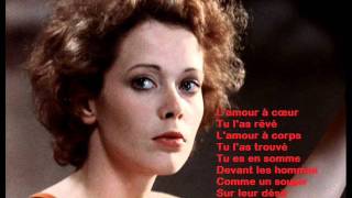 Pierre Bachelet  Emmanuelle 1974 avec lyrics Paroles [upl. by Suoirrad]