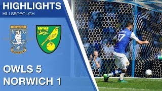 Sheffield Wednesday 5 Norwich City 1  Extended highlights  201718 [upl. by Nageem680]