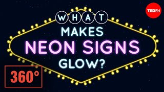 What makes neon signs glow A 360° animation  Michael Lipman [upl. by Horner]