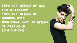 Shes Not Afraid  One Direction Lyrics [upl. by Furmark521]