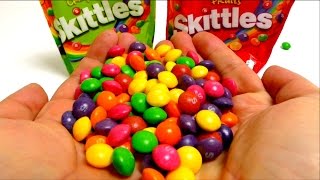 Skittles Candy Packs  Crazy Sours amp Fruits [upl. by Neiluj]