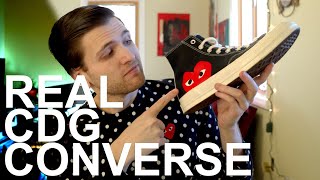 ARE MY CDG PLAY CONVERSE SHOES REAL [upl. by Rene]