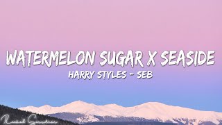 Harry Styles  SEB  Watermelon Sugar x Seaside Lyrics [upl. by Berns]