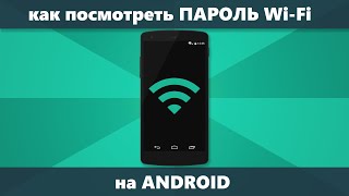 Как посмотреть пароль WiFi на Android — 3 способа [upl. by Domingo]