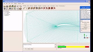 ANSYS 121 Part 3 of 3 ICEM CFD Hexa 2D Airfoil meshing [upl. by Yvel846]