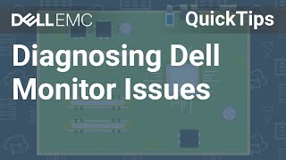 Diagnosing A Dell Monitor Issue QuickTips [upl. by Kipp]