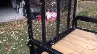 Trailer tail gate spring assist lift gate [upl. by Suzie667]