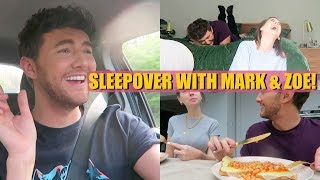 SLEEPOVER WITH MARK amp ZOE [upl. by Eugaet]