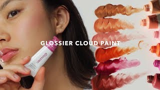 Glossier Cloud Paint Swatches  Haley Kim [upl. by Lagas]