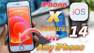 Install iPhone X Gestures iphone 6s77s8 iOS 145146147  Get iPhone X Features on ANY iPhone [upl. by Aiksas897]