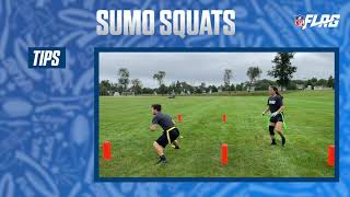 NFL FLAG Football Conditioning Drills [upl. by Juakn]