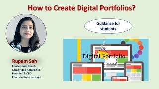 Creating Digital Portfolio  guidance for Students [upl. by Euqininod]