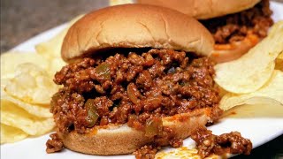 The Best Sloppy Joe Recipe by Delilah  How to Make Homemade Sloppy Joes The Simple Way [upl. by Gamal]