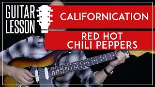 Californication Guitar Tutorial  Red Hot Chili Peppers Guitar Lesson 🎸 Tabs  Cover [upl. by Cha470]