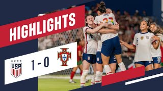 USWNT vs Portugal Highlights  June 10 2021 [upl. by Findlay]