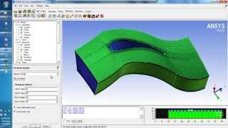 Axial turbine hexa meshing ICEM CFD [upl. by Danieu]