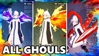 TOKYO GHOULre CALL to EXIST ALL GHOULS SKILLS ABILITIES SPECIAL ATTACK Gameplay Lets play Game [upl. by Sufur]