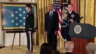 President Obama awards Captain William Swenson US Army the Medal of Honor [upl. by Stav]