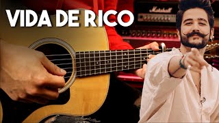 Vida de Rico  Camilo  GUITARRA TUTORIAL ACORDES  Christianvib [upl. by Botzow679]