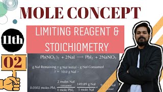 Mole Concept 1 । Class 11 L2 । Limiting Reagent  Stoichiometry [upl. by Ttezil12]