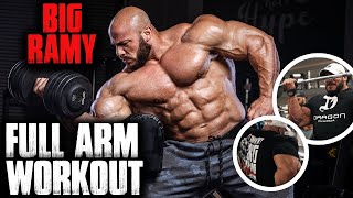 BIG RAMY FULL BICEPS amp TRICEPS WORKOUT 2019 [upl. by Nessej401]