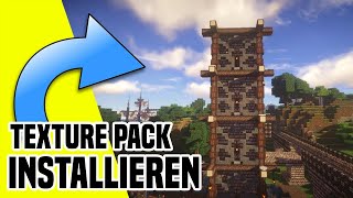 Minecraft Texturepack Installieren  in 5 Minuten erledigt [upl. by Ylek]