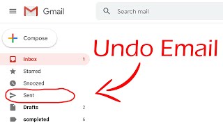 How To Recall A Message In Gmail Thats Already Sent [upl. by Ettelracs935]