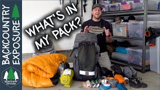 How I Pack All My Backpacking Gear Into A 50L Pack [upl. by Yrtua646]