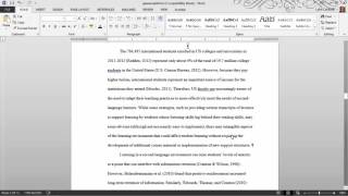 Thesis Formatting MS Word Tips [upl. by Enirtak911]