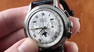 Zenith Chronomaster Triple Calendar El Primero Chronograph 01024041001C495 Luxury Watch Review [upl. by Nyleda]