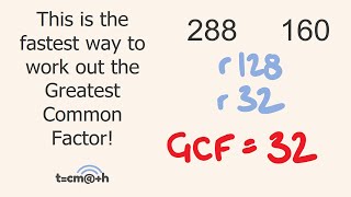 Greatest Common Factor Trick GCF [upl. by Cleary]