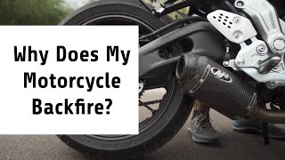 Why Is My Motorcycle Backfiring amp How To Fix It [upl. by Alletsirhc935]