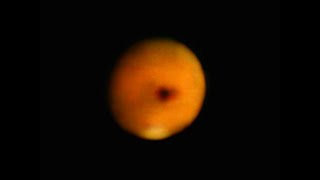 What is this dark object passing in front of Mars [upl. by Trixi]