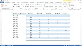 TABELA PRONTA NO WORD [upl. by Ashbey]