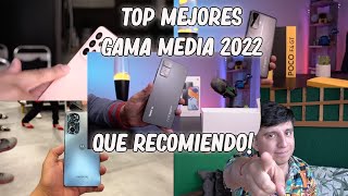 Top 7 mejores smartphones GAMA MEDIA 2022 ¿Buenos y baratos [upl. by Meletius]