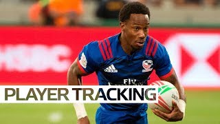 Player Tracking Top 5 fastest speeds at the Cape Town Sevens [upl. by Teodora]