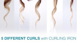 5 SUPER EASY TO CURL YOUR HAIR [upl. by Rancell16]