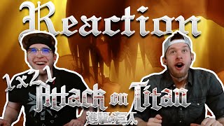 Attack on Titan 1x21 REACTION [upl. by Mingche]